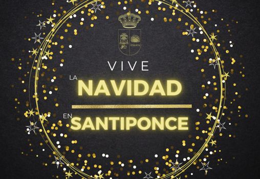 Imagen corporativa del Ayuntamiento de Santiponce sobre la Navidad 2021