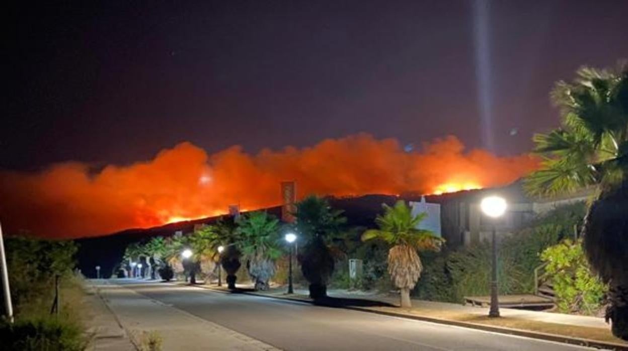 Incendio en Santa Margarita, este pasado verano.