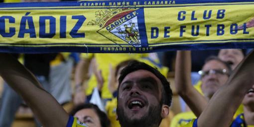 Aficionado del Cádiz CF en el Carranza