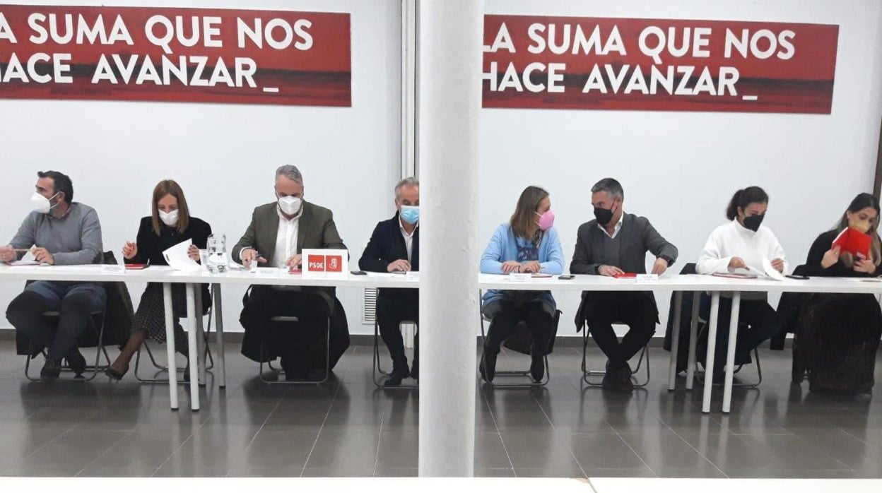 Primera Ejecutiva del PSOE provincial tras el nombramiento de Ruiz Boix como secretario general