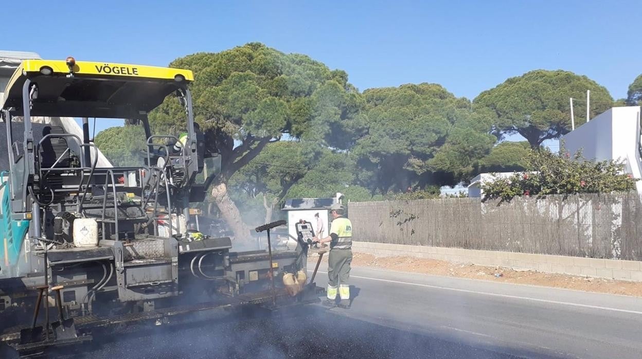 Mejora de adherencia en la carretera A-491