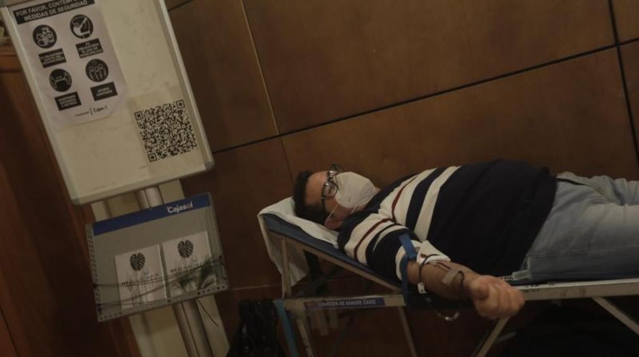 Donación de sangre en Cádiz.