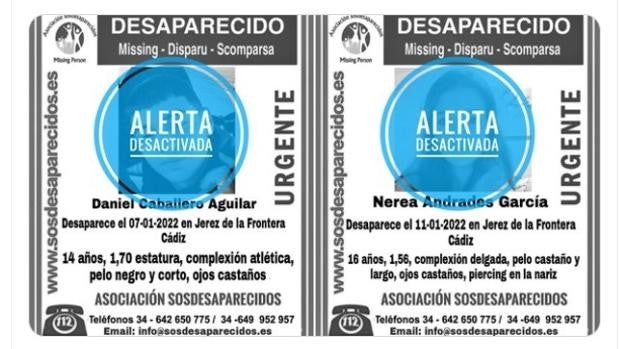 Localizados los dos menores desaparecidos en Jerez