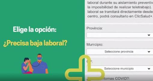 Pedir la baja laboral por Covid en 'Salud Responde'