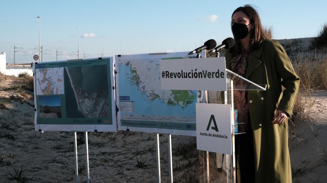 La consejera de Agricultura, Ganadería, Pesca y Desarrollo Sostenible, Carmen Crespo