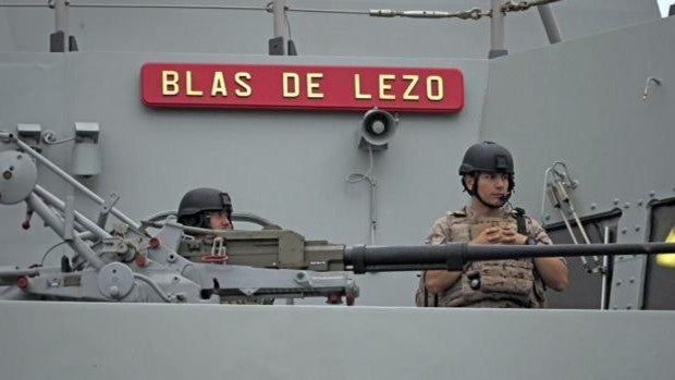 La fragata española 'Blas de Lezo', que irá al Mar Negro, hará escala en Rota