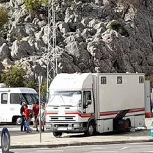 Equipo de rodaje en Villaluenga