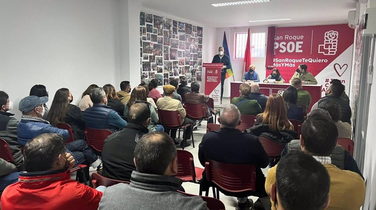 Ruiz Boix es reelegido por unanimidad como secretario general del PSOE de San Roque