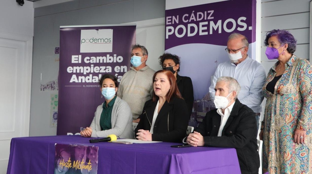 Nueva dirección provincial de Podemos Cádiz.