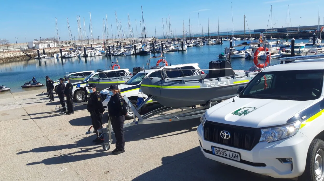 Presentación de las nuevas embarcaciones para la Policía Adscrita