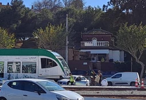 El implicado en el choque con el tranvía de Chiclana se salta un semáforo y da positivo en cocaína