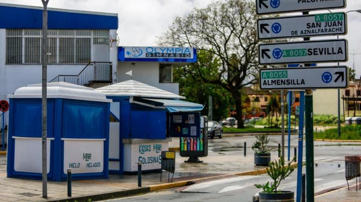 La popular rotonda de El Mudo, en Mairena del Aljarafe