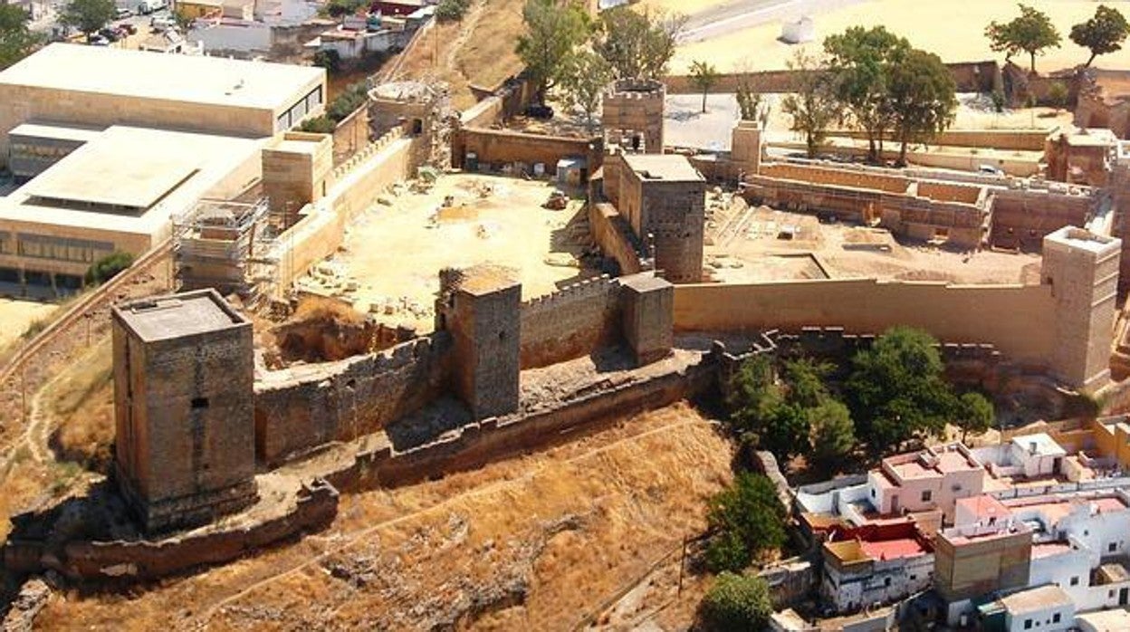 Vista aérea del Castillo de Alcalá de Guadaíra