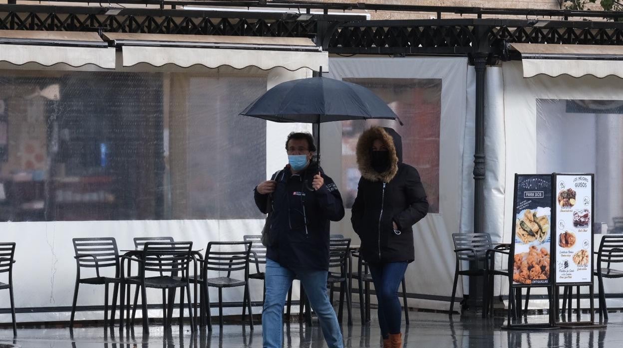 Las lluvias continuarán los próximos días en Cádiz.