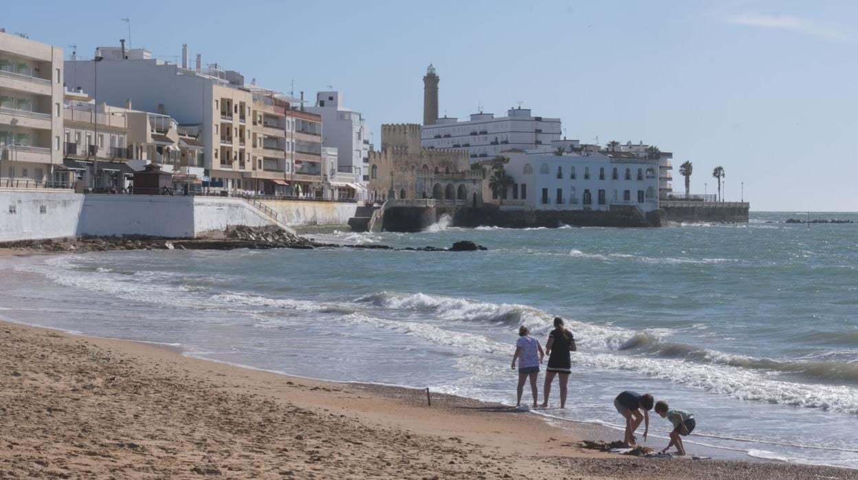 Una de las playas de Chipiona.