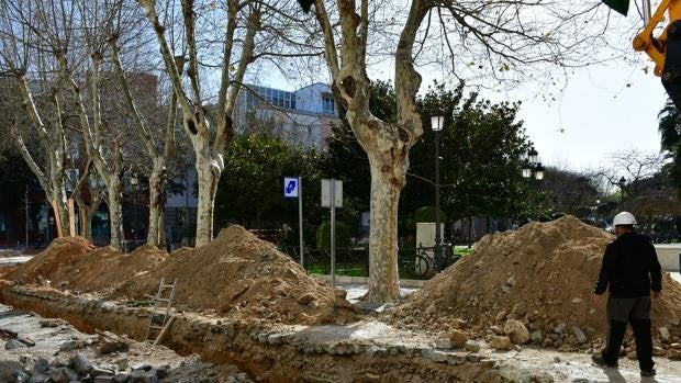 El tramo entre la plaza de Las Tortugas y la plaza de España será plataforma única tras las obras