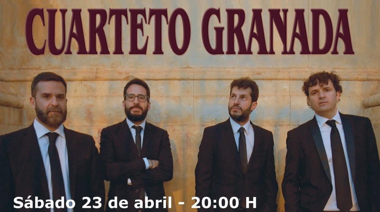 El Cuarteto Granada actuará este sábado en el Teatro del Títere