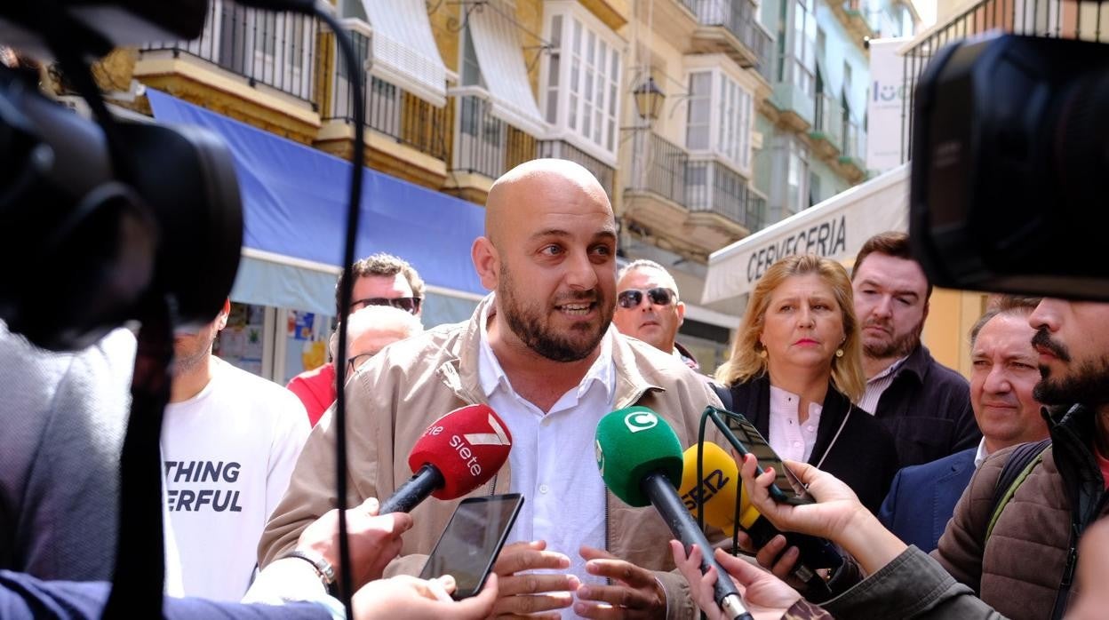 Eugenio Belgrano, durante la presentación de este jueves ante la Freiduría Las Flores.