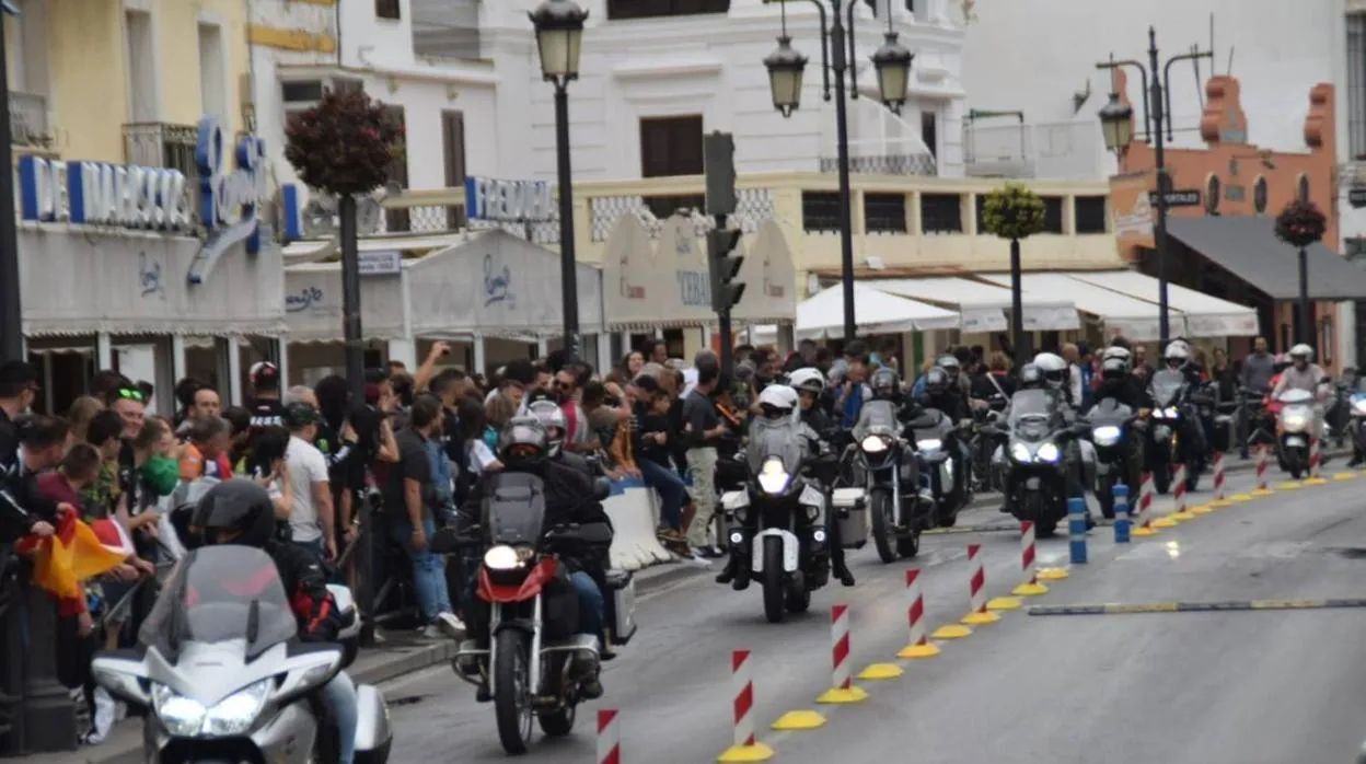 Ambiente de motos en El Puerto durante el Gran Premio de Jerez de 2021.