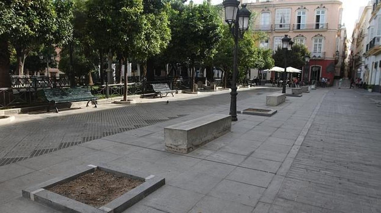 La plaza de Candelaria será una de las beneficiadas por estas ayudas.