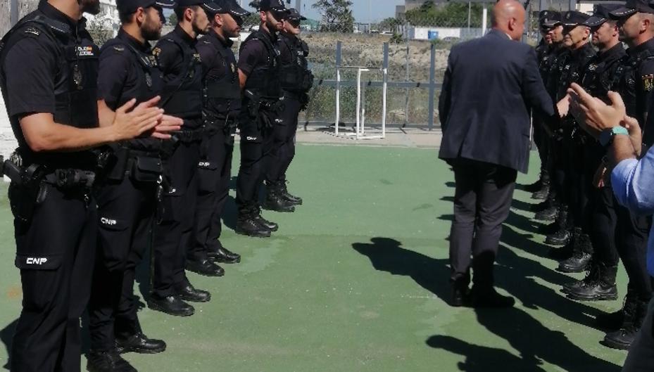 El Comisario Pedro Ferrer se despide de la Brigada Provincial de Seguridad Ciudadana de Cádiz