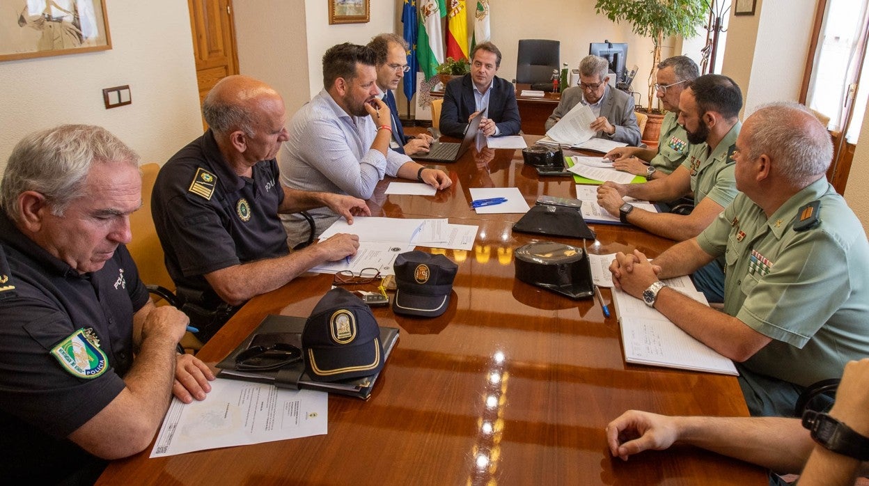 Reunión de la Junta Local de Seguridad en Mairena del Aljarafe