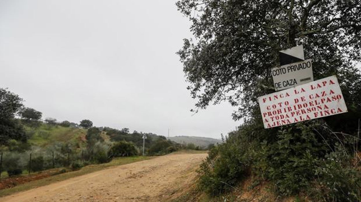 Finca La Lapa en Guillena donde se celebró la montería en la que murió el niño