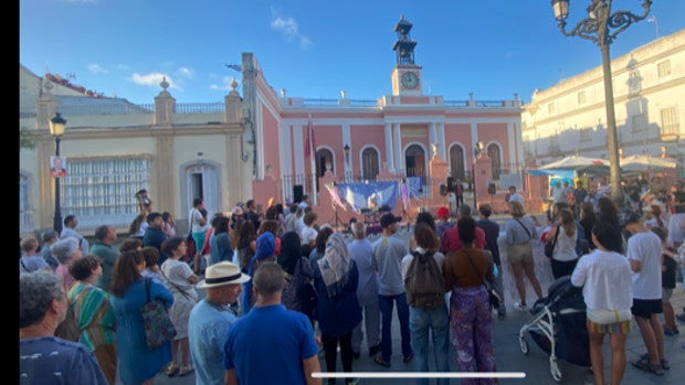 Manifestación en Puerto Real por el Día Mundial de las Personas Refugiadas