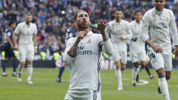 Sergio Ramos disfruta de su campaña más goleadora