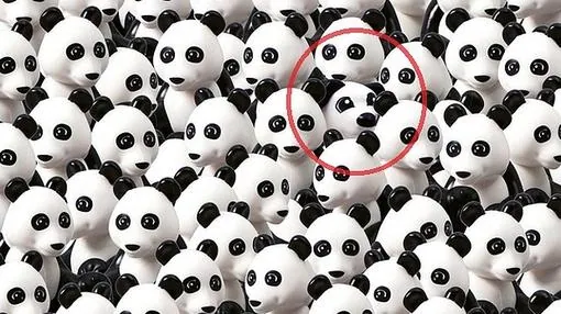 El último reto de Lego en Instagram: «¿Puedes encontrar el perro escondido entre estos pandas?»