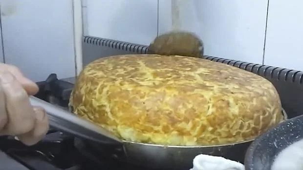 Esta apariencia tiene la tortilla de 30 huevos