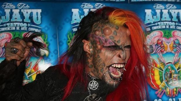 Un hombre, conocido como «El Diablo», declara que es «un ser híbrido, mitad humano, mitad animal»