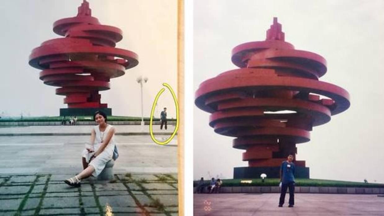 Ye y Xue se encontraban en la Plaza del 4 de Mayo en Qingdao el mismo día y hora del lejano año 2000, 11 años antes de conocerse