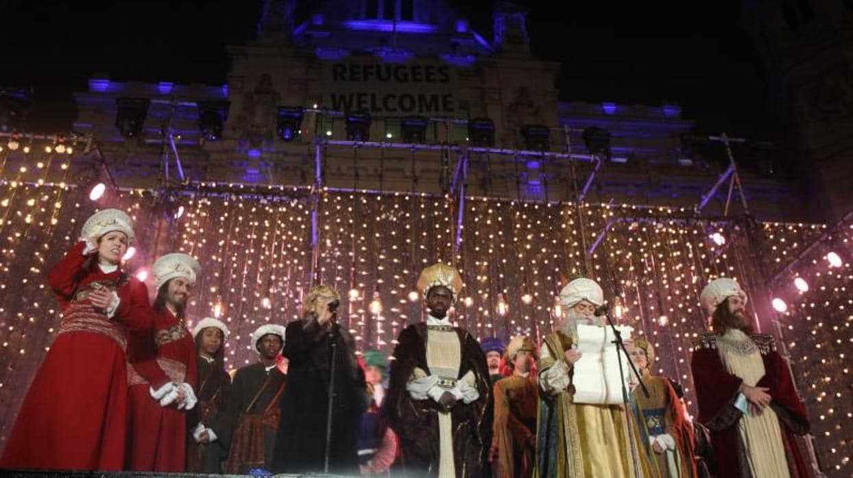 Cabalgata de los Reyes Magos en Madrid el año pasado
