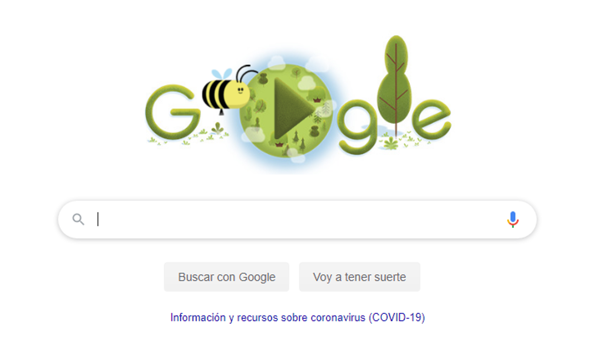 Google dedica un «doodle» al Día de la Tierra