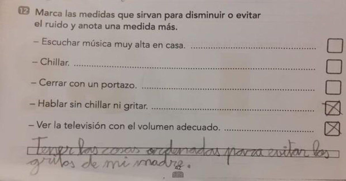 La sorprendente respuesta de un niño de ocho años en un ejercicio de Ciencias Naturales