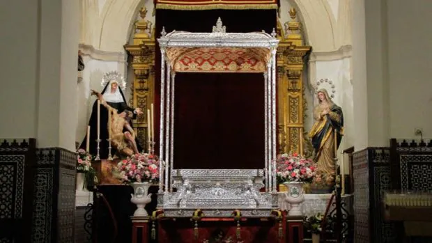 La Virgen del Rocío ya tiene sus nuevas andas para la procesión del 22 de mayo