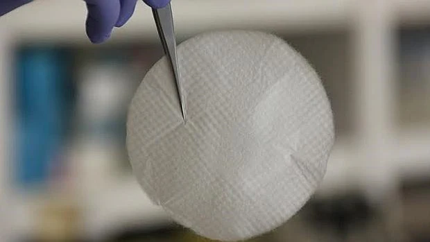 Tejido de nanofibras