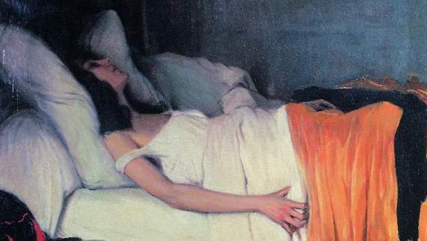«La morfina», el cuadro que pintó Santiago Rusiñol en 1894