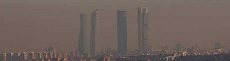 Madrid bajo la nube de contaminación