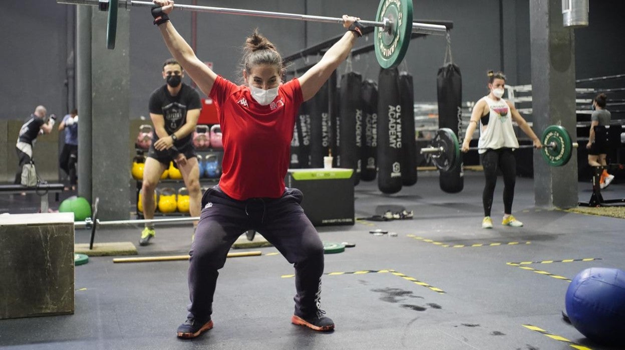 Mujer haciendo ejercicio