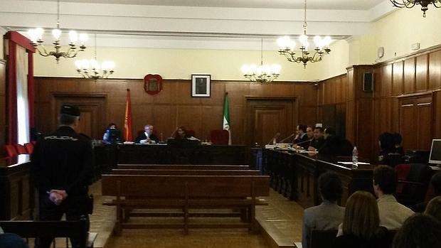 Sala donde se está llevando acabo el juicio por el asesinato de Maria del Carmen Mejías