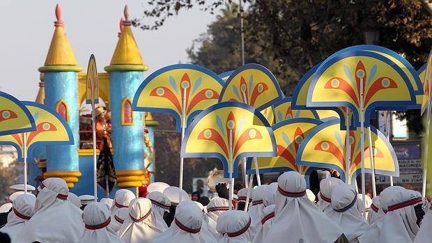 Los Reyes Magos llegan a Sevilla con lluvias y más frío