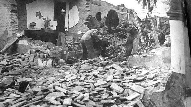  personas se quedaron sin casa en el Cerro del Águila por la explosión  del polvorín hoy hace 75 años