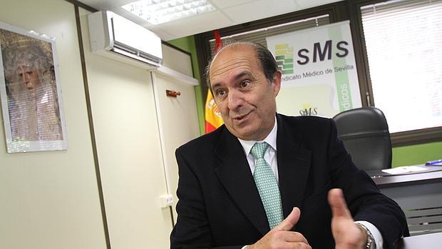 Antonio Gutiérrez, presidente del Sindicato Médico de Sevilla