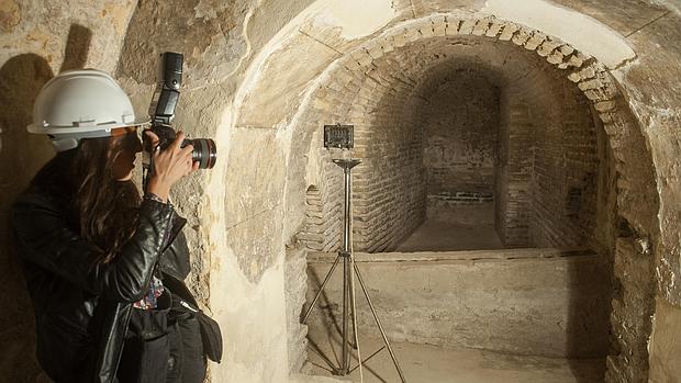 Trabajos arqueologicos en el Real Alcazar de Sevilla el pasado mes de noviembre