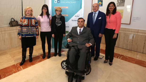 Alicia Ventura, Marta Gago, Eulalia Conde, Jesús Hernández, Pedro Tomey y Graciela de La Morena