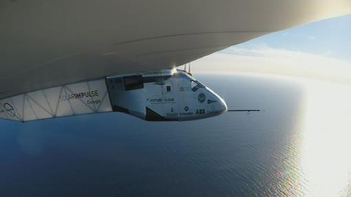 El Solar Impulse sobre el Atlántico