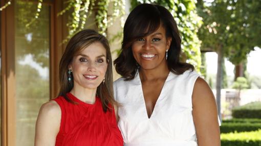 La Reina Letizia y Michelle Obama