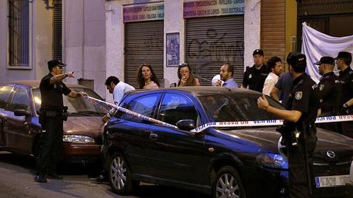 La Policía Nacional, en el lugar de los hechos